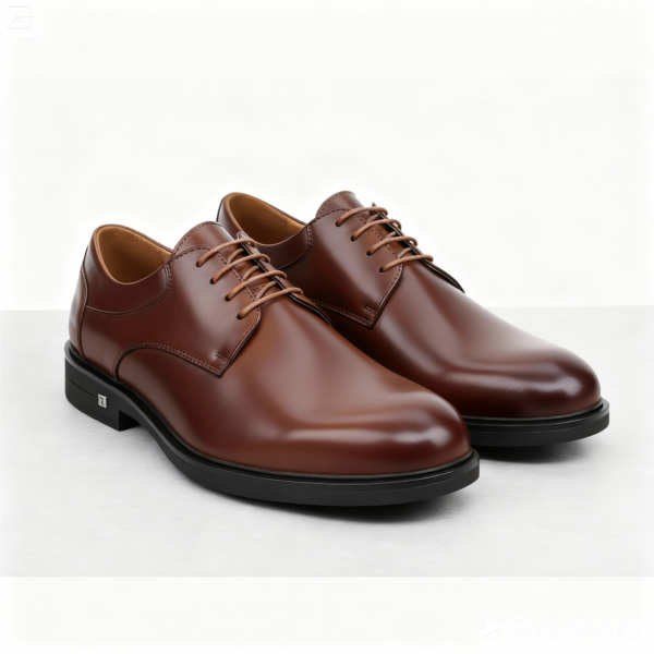 RL301 CHAUSSURE EN CUIR MARRON