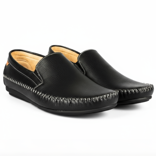 RL607 CHAUSSURE EN CUIR NOIR