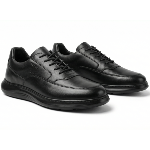 RL909 CHAUSSURE EN CUIR NOIR