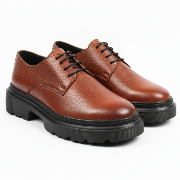 RL113 CHAUSSURE EN CUIR TABBAC