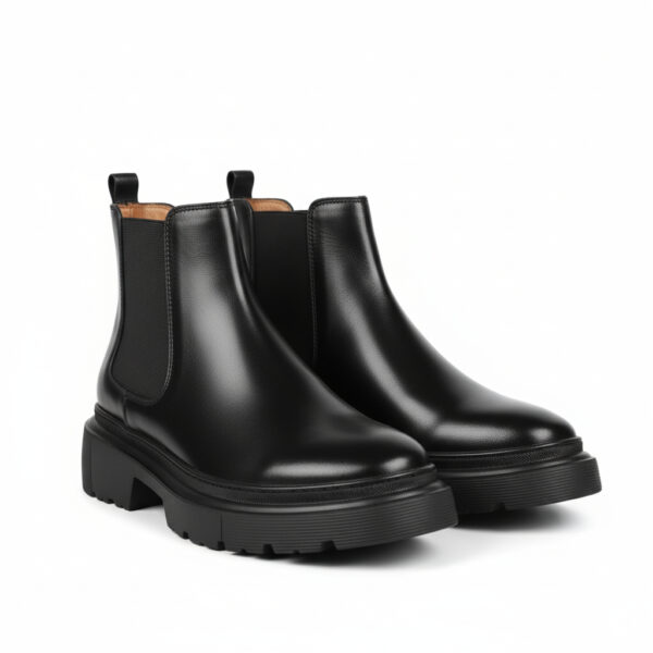 RL111 CHAUSSURE EN CUIR NOIR