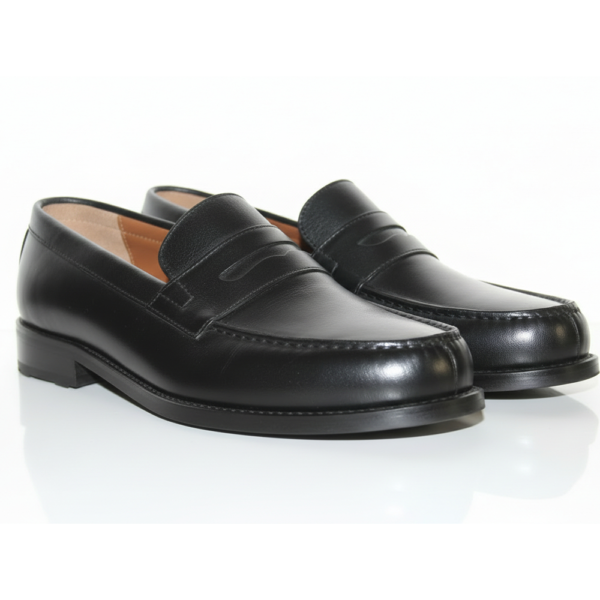 RL112 CHAUSSURE EN CUIR NOIR