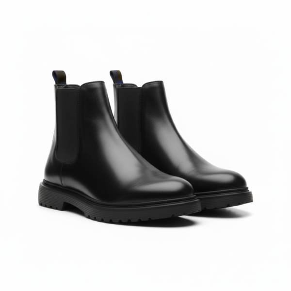 RL111 CHAUSSURE EN CUIR NOIR